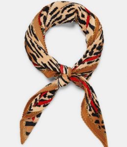foulard léopard