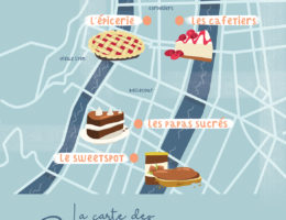 Carte top 5 salons de thé Lyon Clem l'agrume Mésolyne