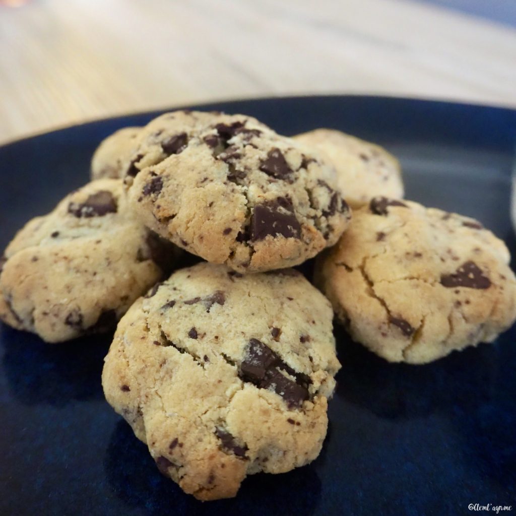 Recette de cookies sans gluten chocolat noix de coco
