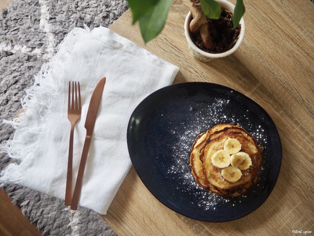 recette de pancakes à la banane facile