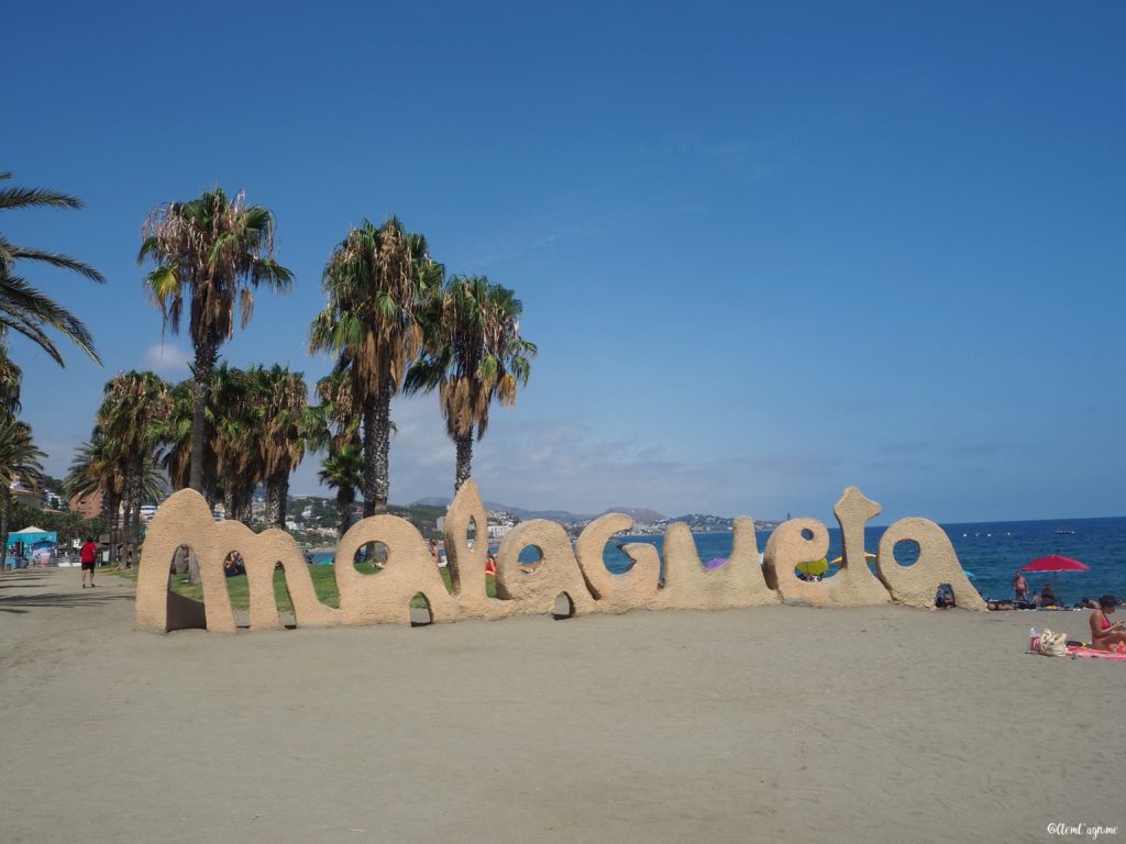 Malaga plage de la malagueta