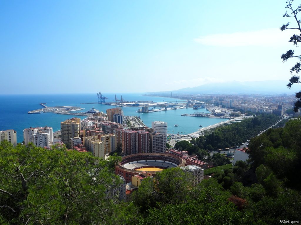 Malaga vue du chateau