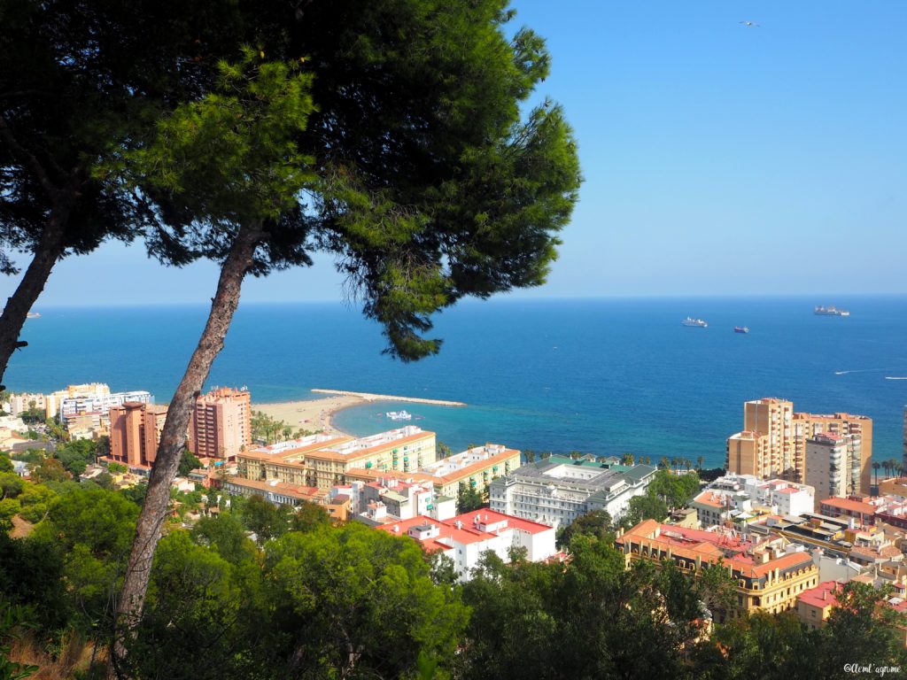 Malaga vue sur la mer