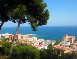 Malaga vue sur la mer