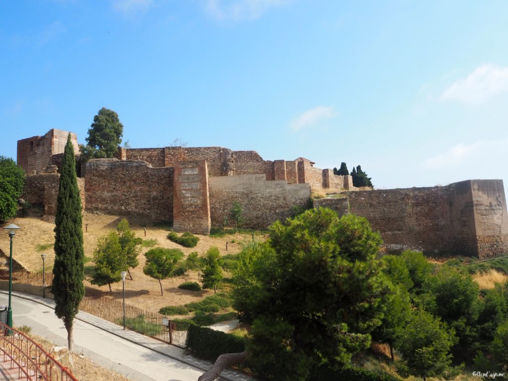 Malaga vue sur l'alcazaba